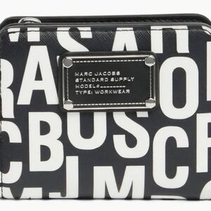 Marc Jacobs Mini Monogram Print Bifold Wallet NWT